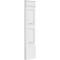 Ekena Millwork Two Equal Raised Panel PVC Pilaster w/Decorative Capital & Base, 12"W x 48"H x 2"P PILP12X048DRP02-2 - alternate 5